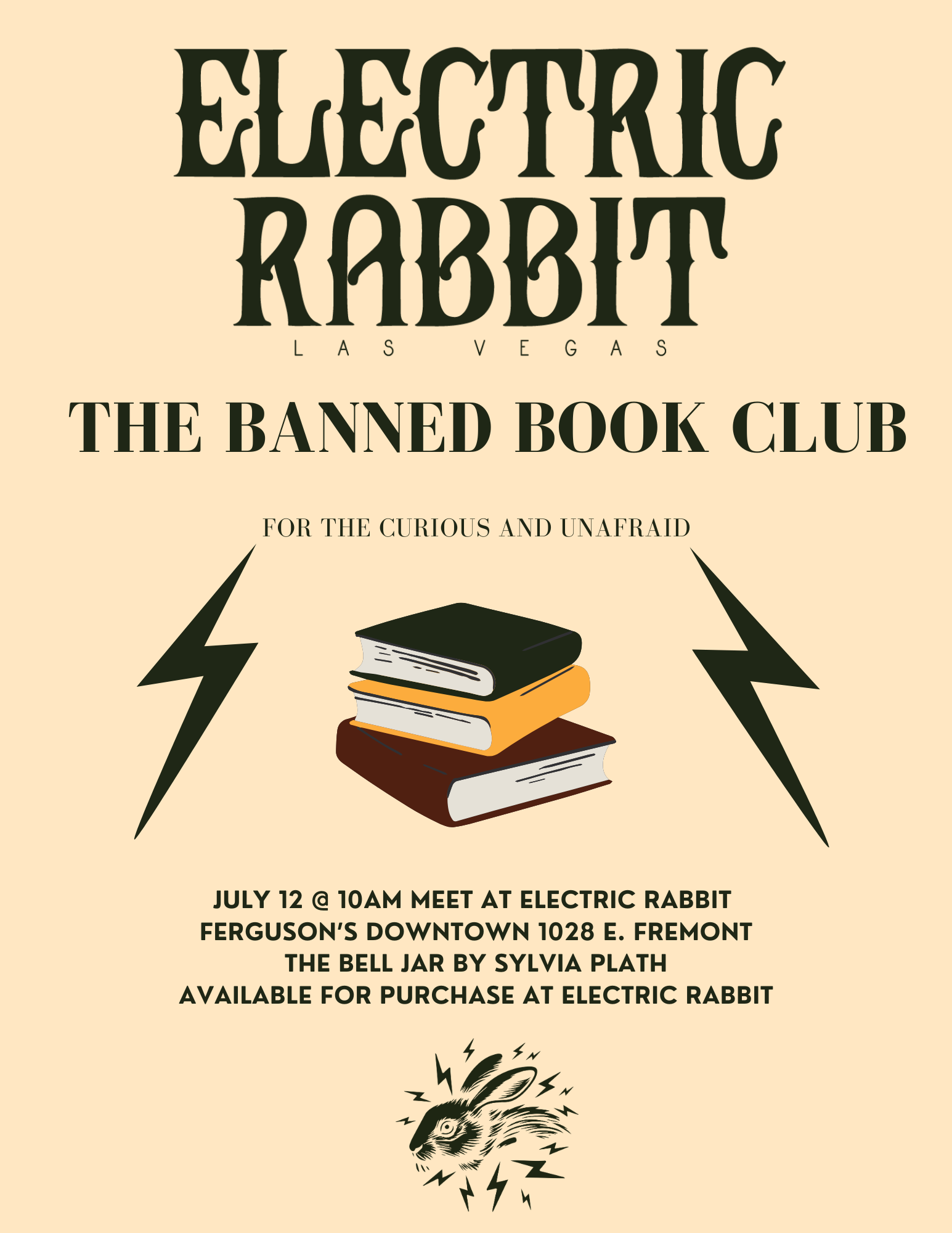 Electric Rabbit: Banned Book Club - The Bell Jar