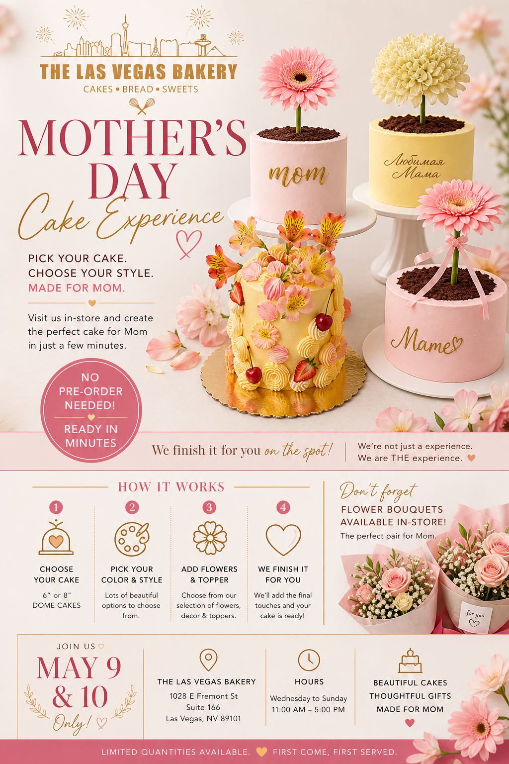 The Las Vegas Bakery: Mother’s Day Cake Experience