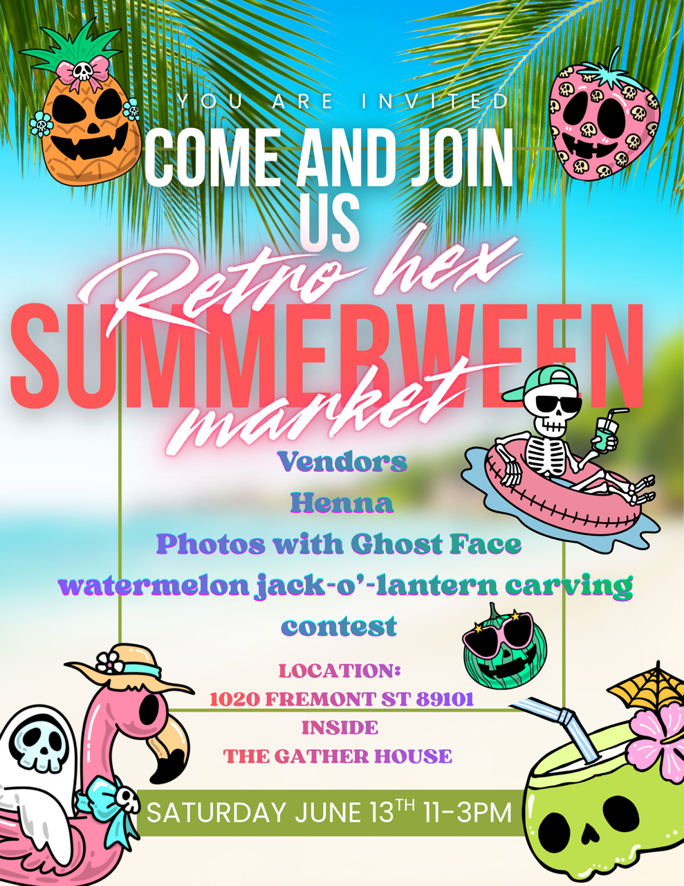 Retro Hex Summerween Market