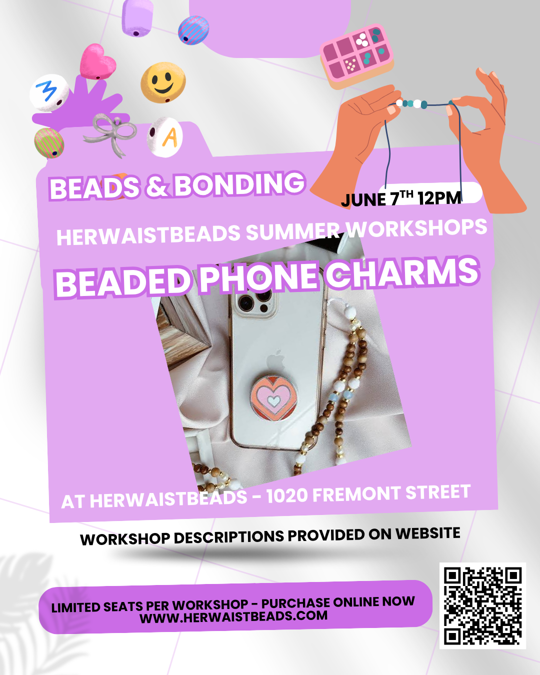 HerWaistBeads: Beaded Phone Chargers
