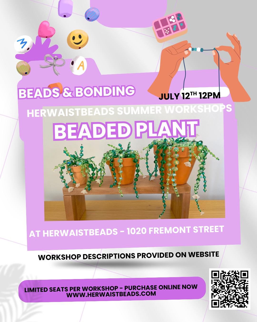 HerWaistBeads: Beaded Plant