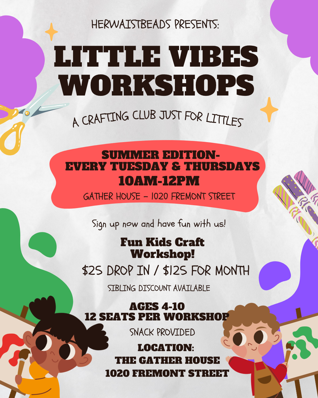 HerWaistBeads: Little Vibes Workshop