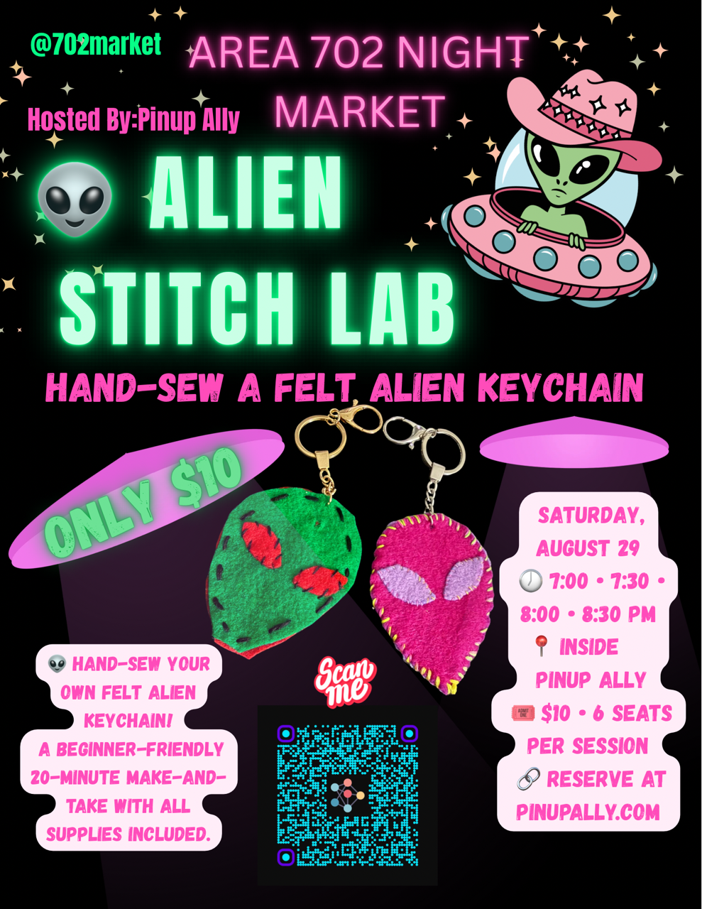Pinup Ally: Alien Stitch Lab