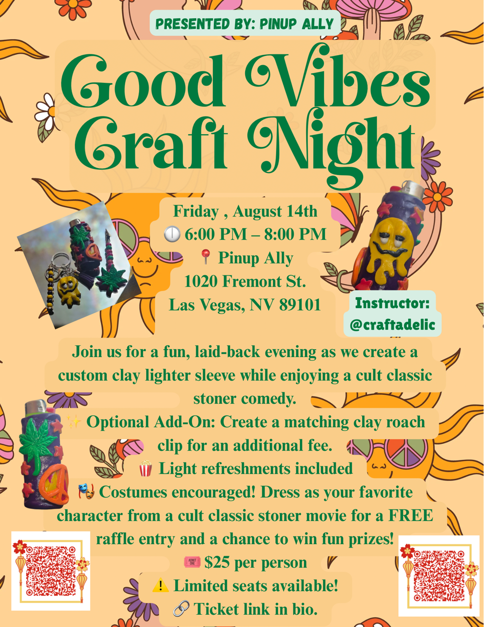 Pinup Ally: Good Vibes Craft Night