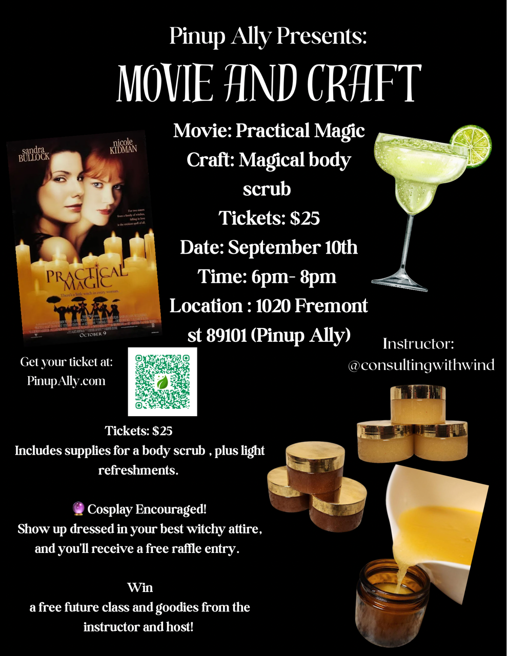 Pinup Ally Presents; Movie &amp; Craft Night