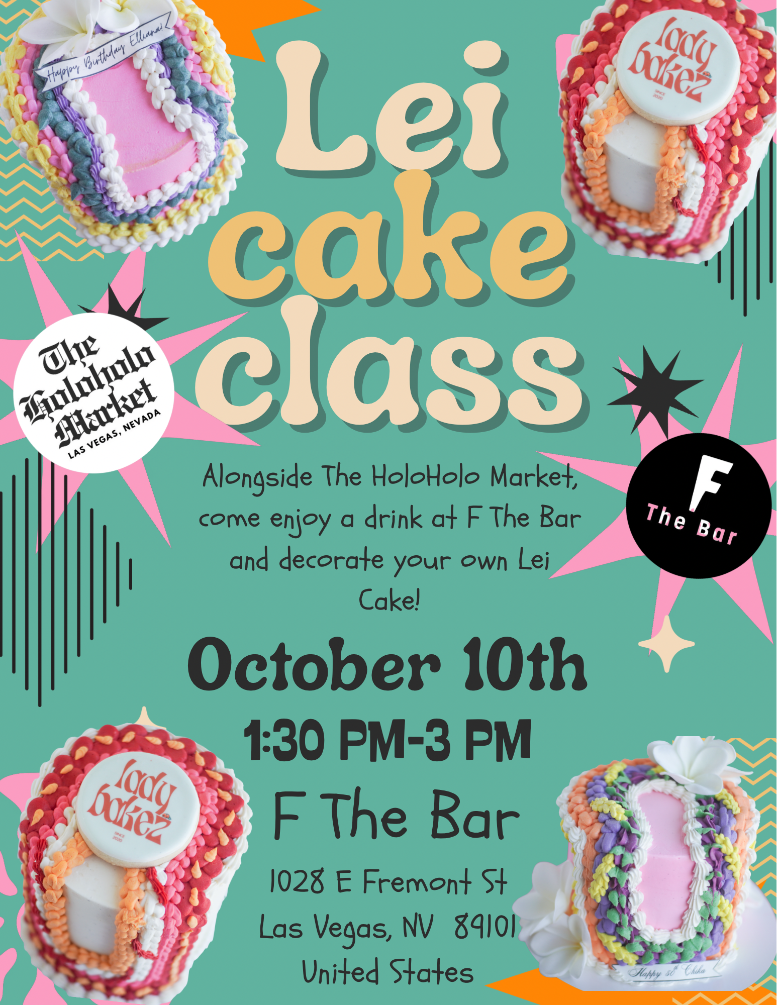 Bakes by Zaysha: Lei Cake Class