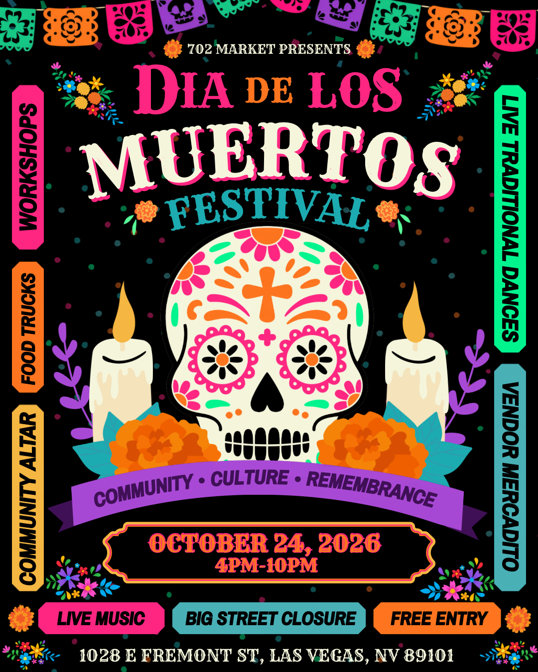 702 Market: Dia de los Muertos Festival