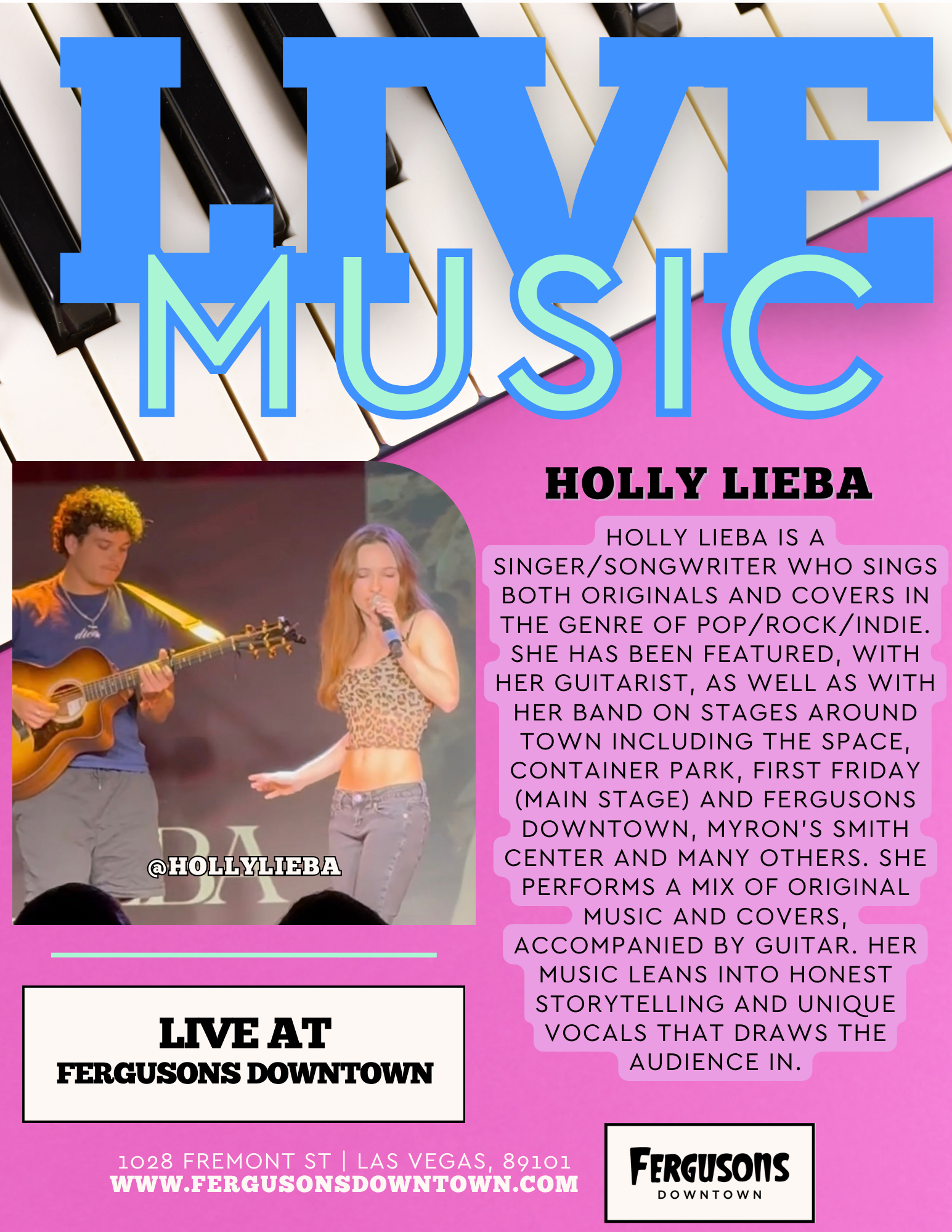 Live Music: Holly Lieba