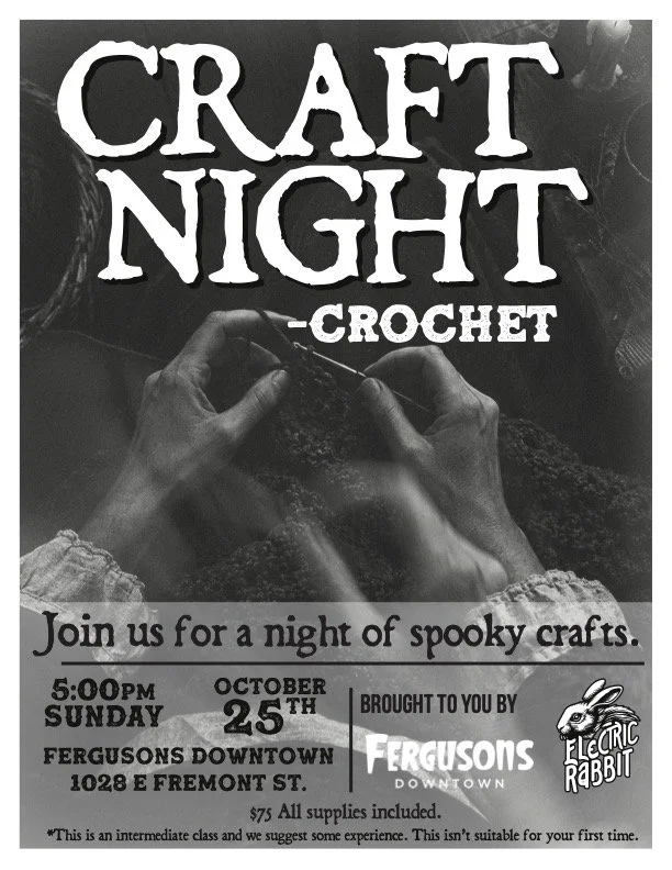 Electric Rabbit: Craft Night Crochet