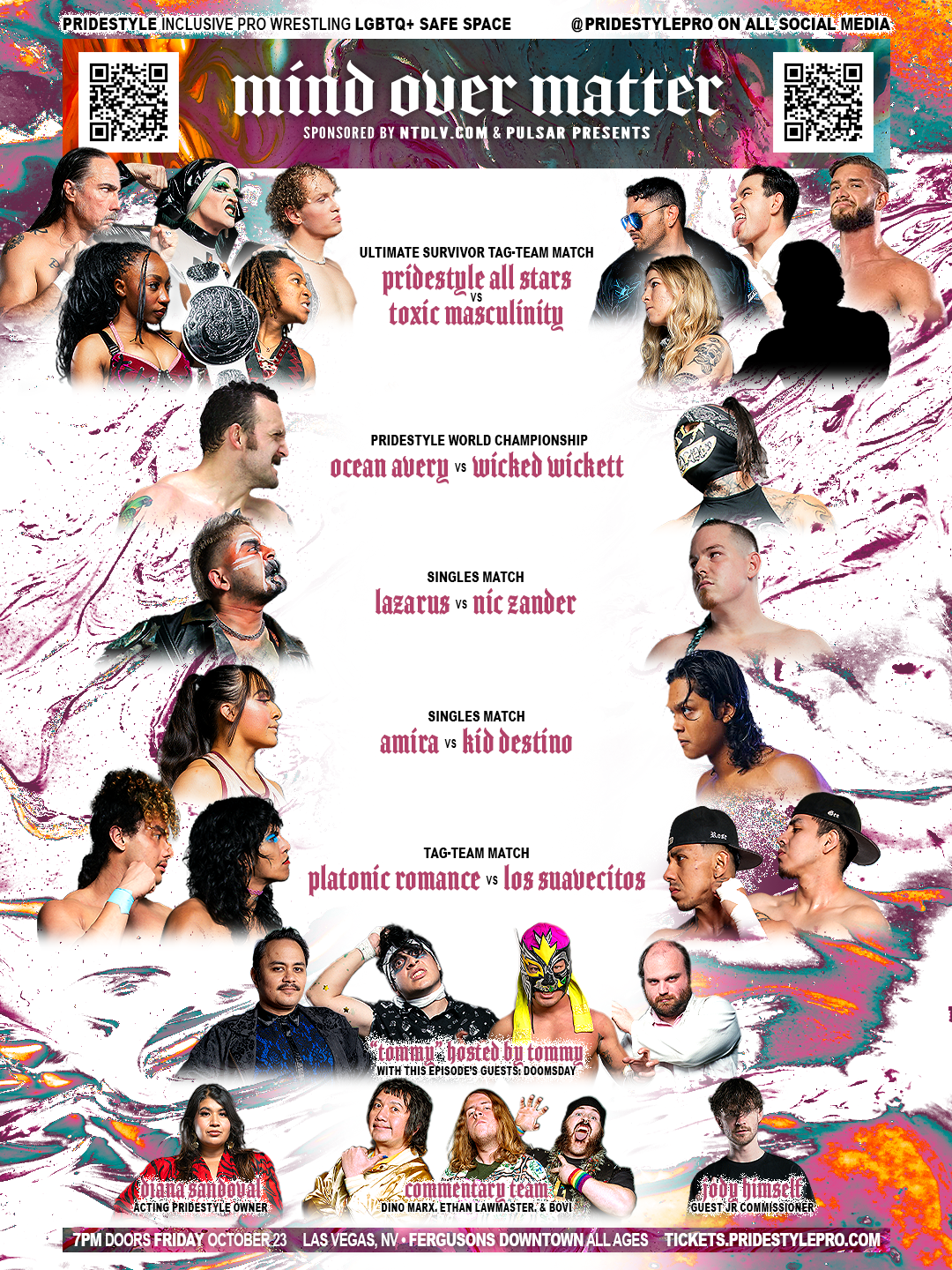Pridestyle Inclusive Pro Wrestling: Mind over Matter