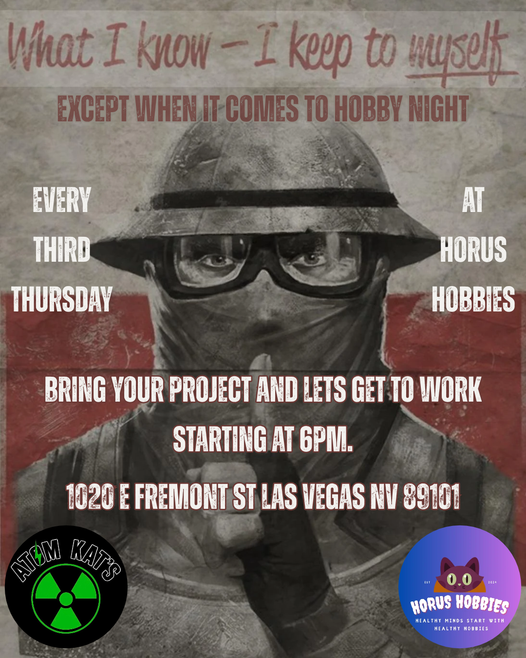 Horus Hobbies: Third Thursday Hobby Night