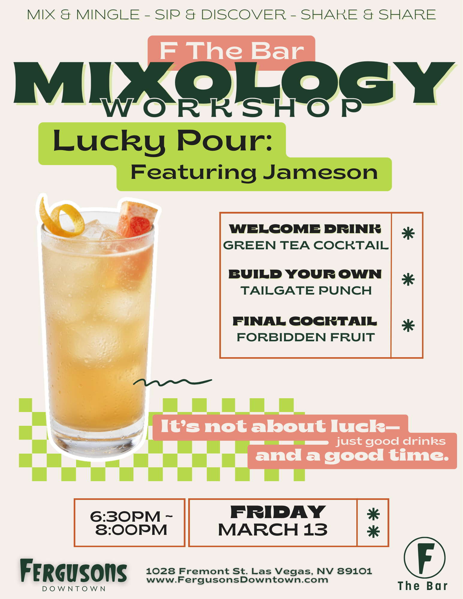 Lucky Pour: Jameson