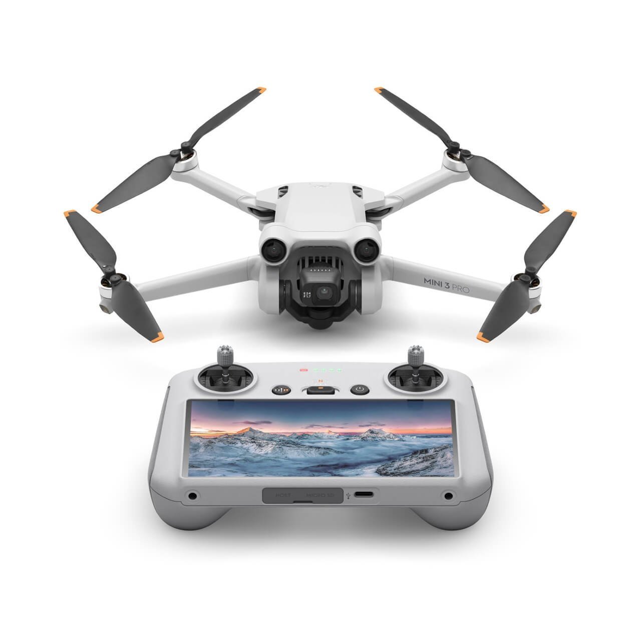 DJI Mini 3 Pro with DJI Smart Control – Lightweight and Foldable Camera Drone with 4K/60fps Video, 48 MP Photo, 34-min Flight Time