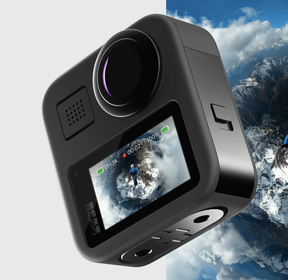  GoPro MAX Waterproof 360 + Traditional Camera with Touch  Screen Spherical 5.6K30 HD Video 16.6MP 360 Photos 1080p Live Streaming  Stabilization Bundle with SD Card and Cleaning Kit : Electronics