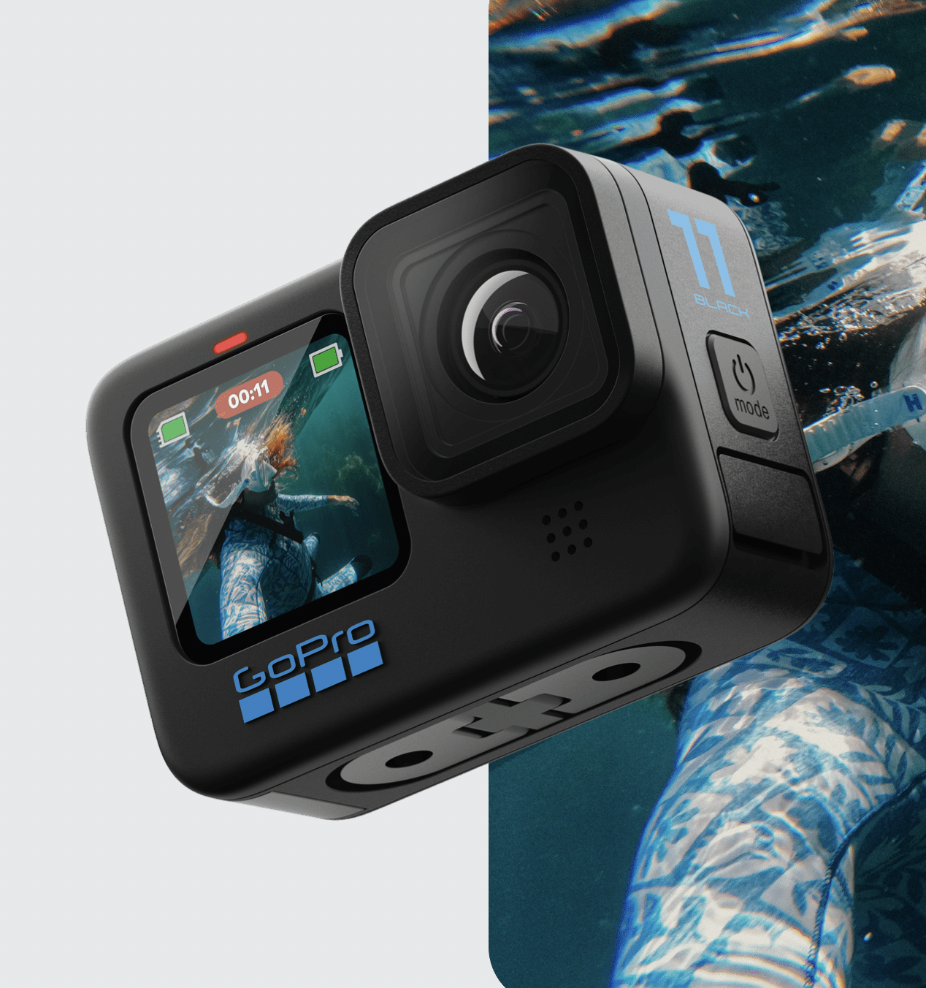 GoPro HERO11 Black - Waterproof Action Camera with 5.3K60 Ultra HD Video, 27MP Photos, 1/1.9" Image Sensor, Live Streaming, Webcam, Stabilization