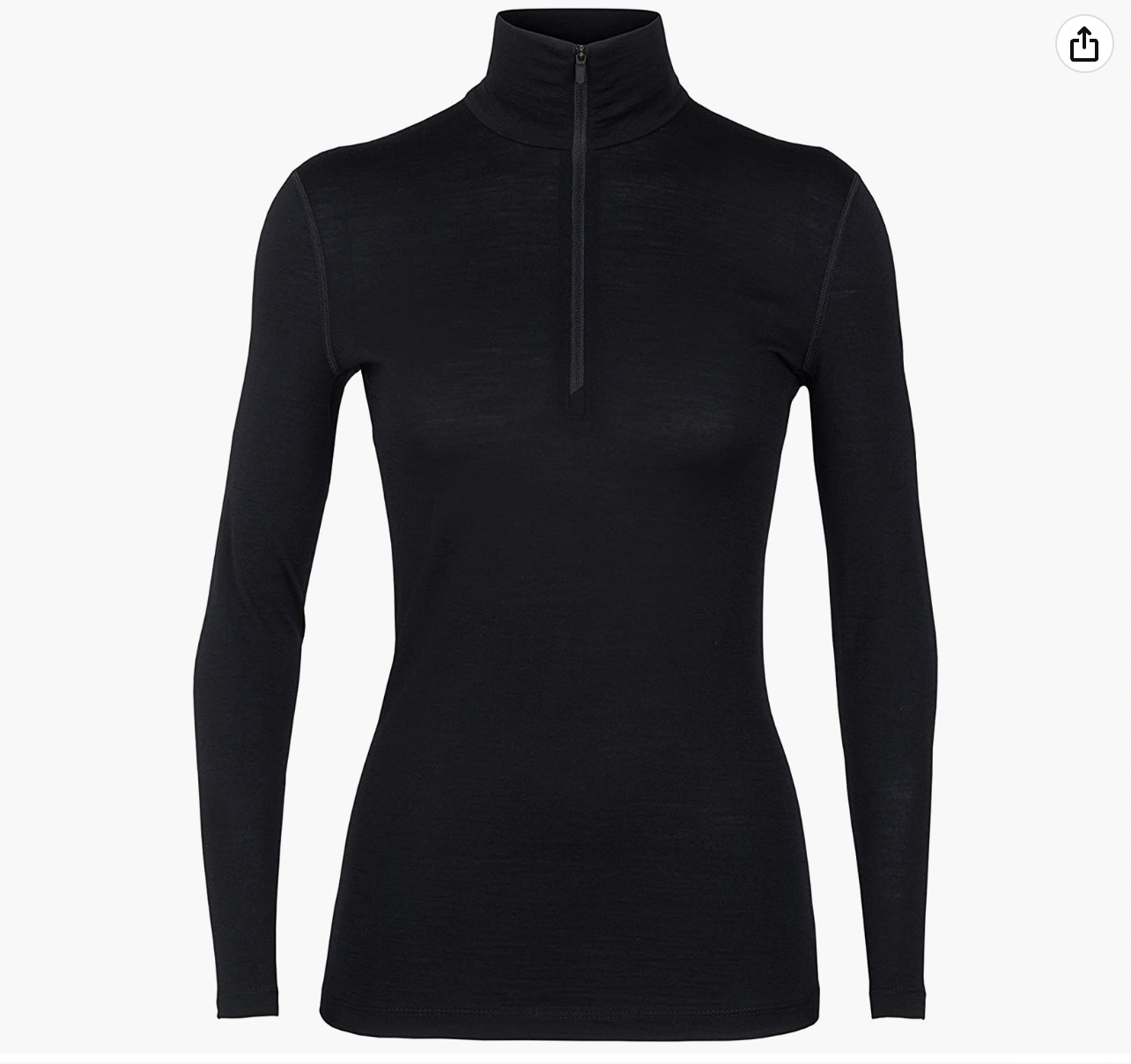 Icebreaker Women's 200 Oasis Ls Half Zip Base Layers