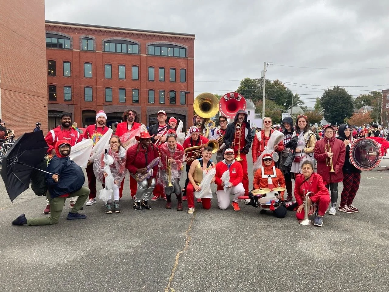 Red, White and Rain-or-Shiny. @honkfest