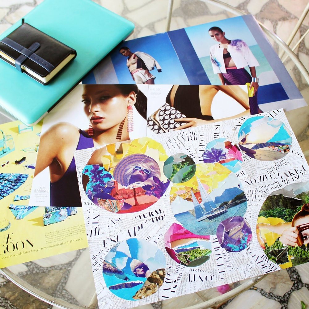  Balance Plate | Magazine Cut-outs on Paper 