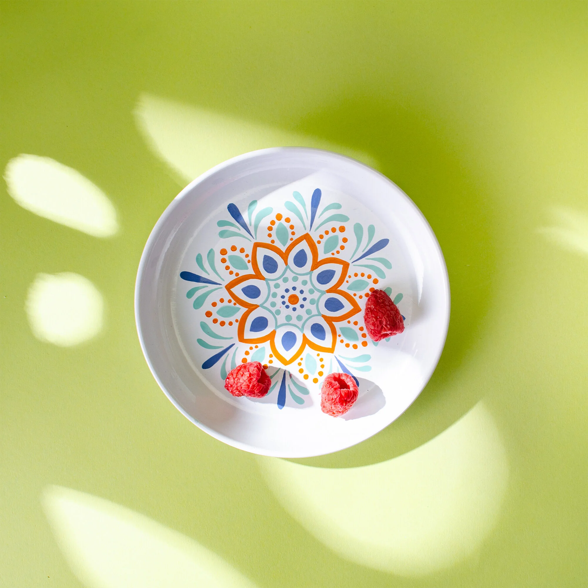 Handpainted Round Metal Tray - Mandala_4.jpg
