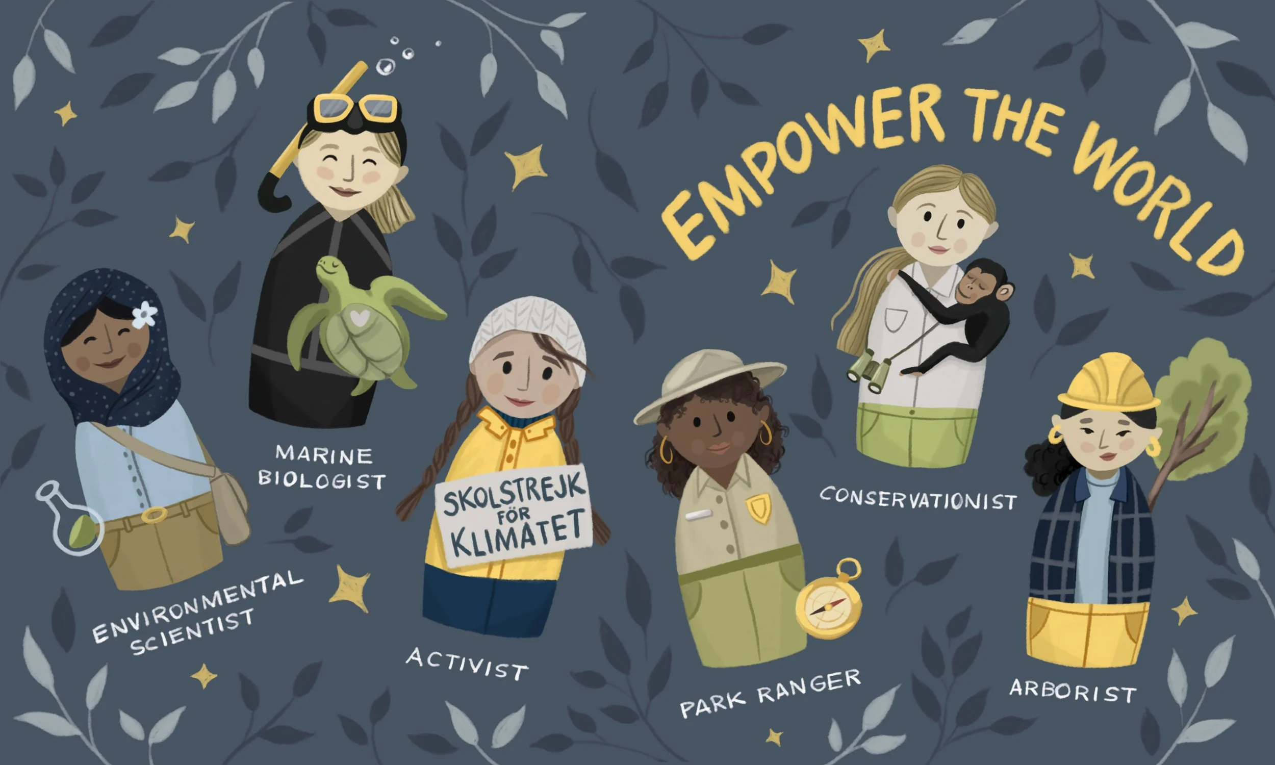 Women’s History Month Wishcloth NAVY 2.jpeg