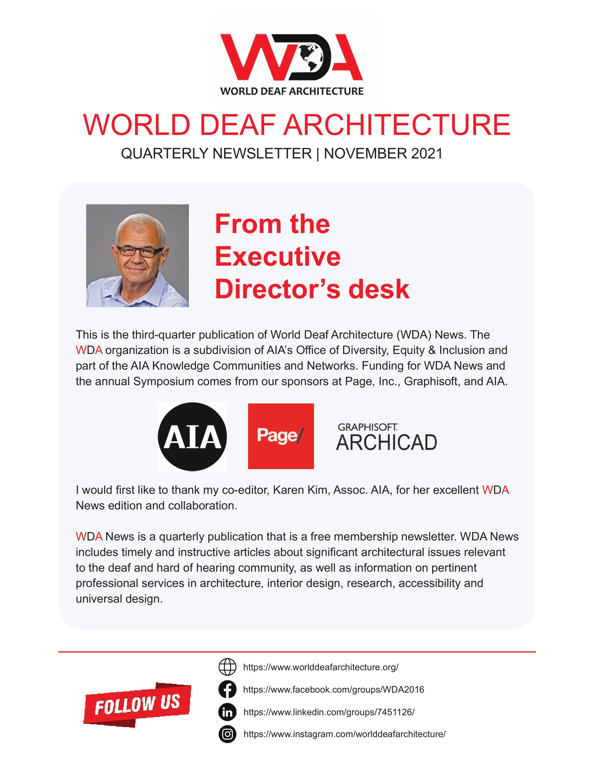 WDA News November 2021