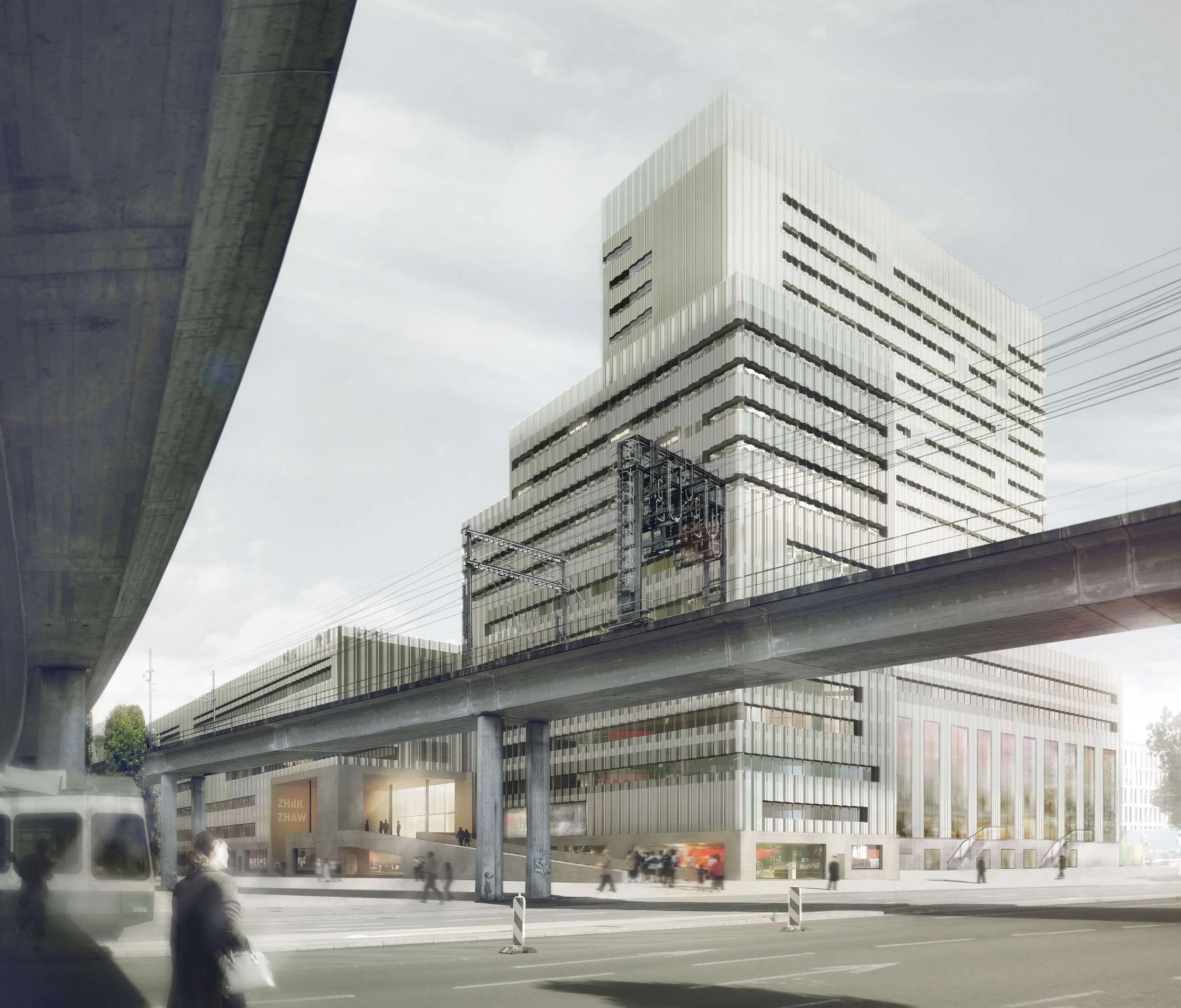 Toni-Areal Rendering from the street view