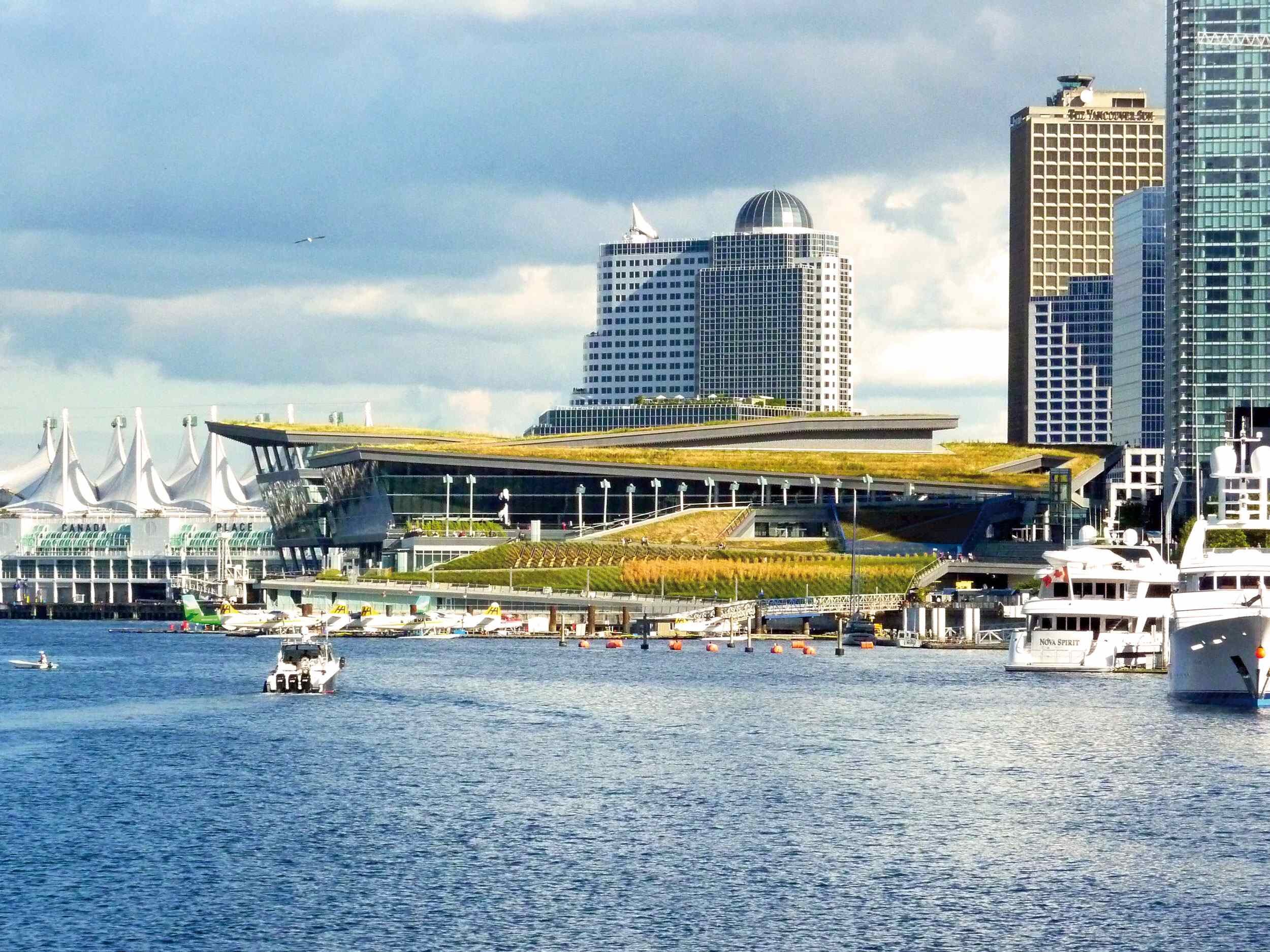 A view of Vancouver Convention Center Expansion Project from the waters