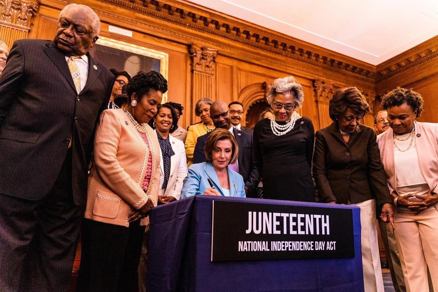Photographing the House Bill Enrollment Ceremony making #Juneteenth the first new national holiday since 1983, when lawmakers designated the third Monday in January as Martin Luther King Jr. Day.

These moments haven&rsquo;t gotten old yet.