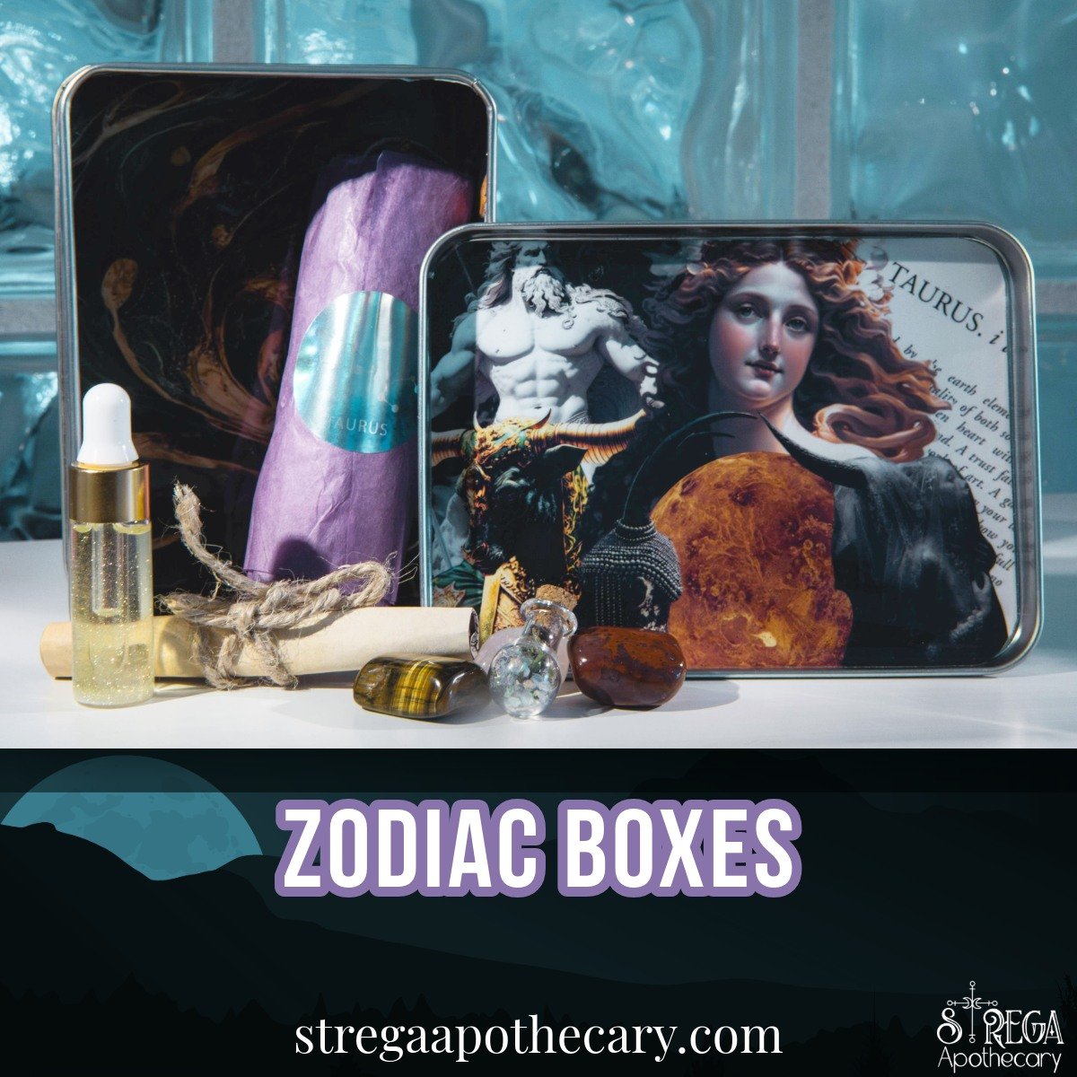 Our exquisite Taurus Zodiac Boxes are designed to celebrate your elegance and determination.  Tauruses possess a unique blend of grace, diligence, and unwavering reliability, so whether treating yourself or honoring the Taurus in your life, our Zodia