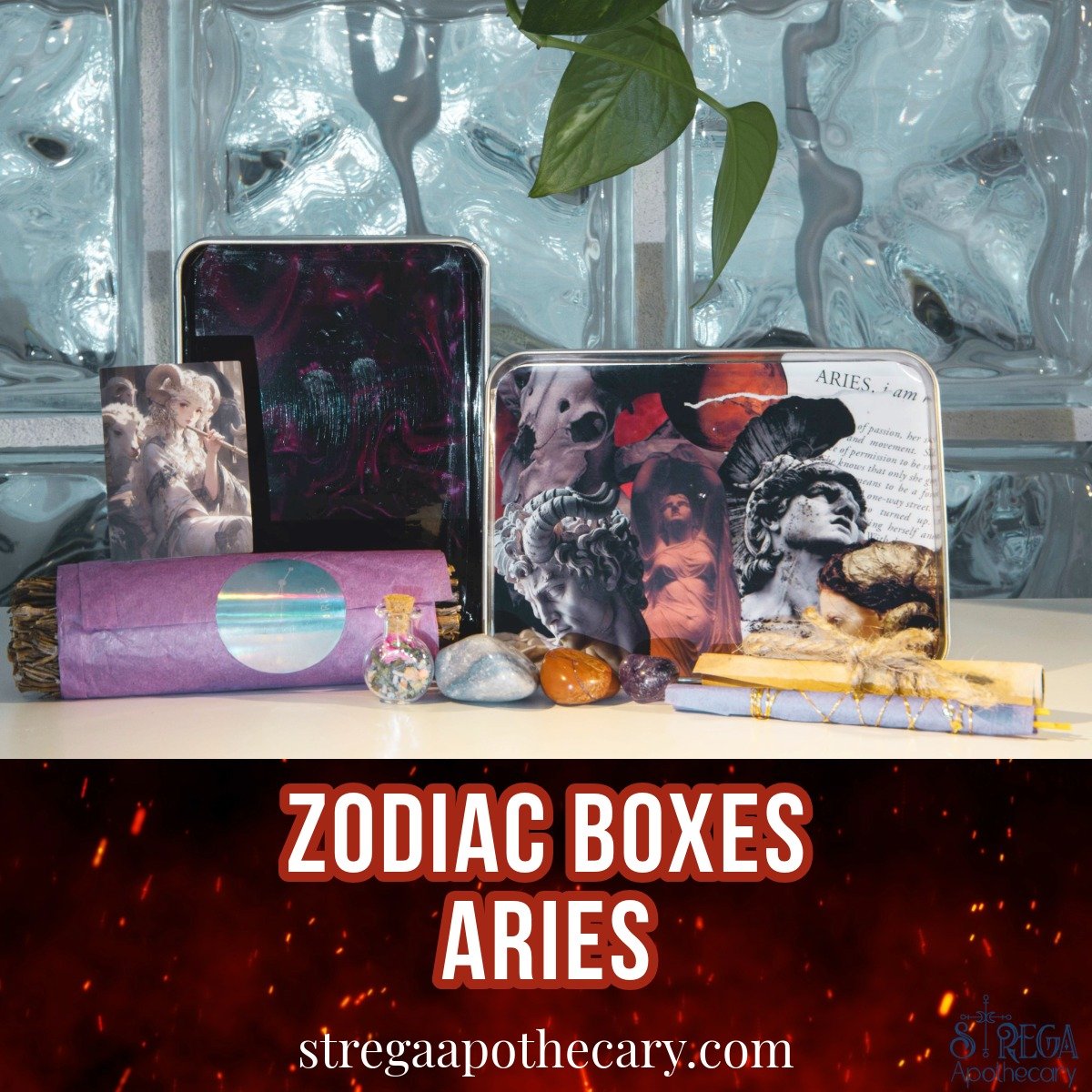 With our Aries Zodiac Box, you'll be empowered to embrace your leadership qualities, pursue your passions fearlessly, and conquer any challenge that comes your way. Whether you're a born trailblazer or seeking to reignite your spark, this box is your
