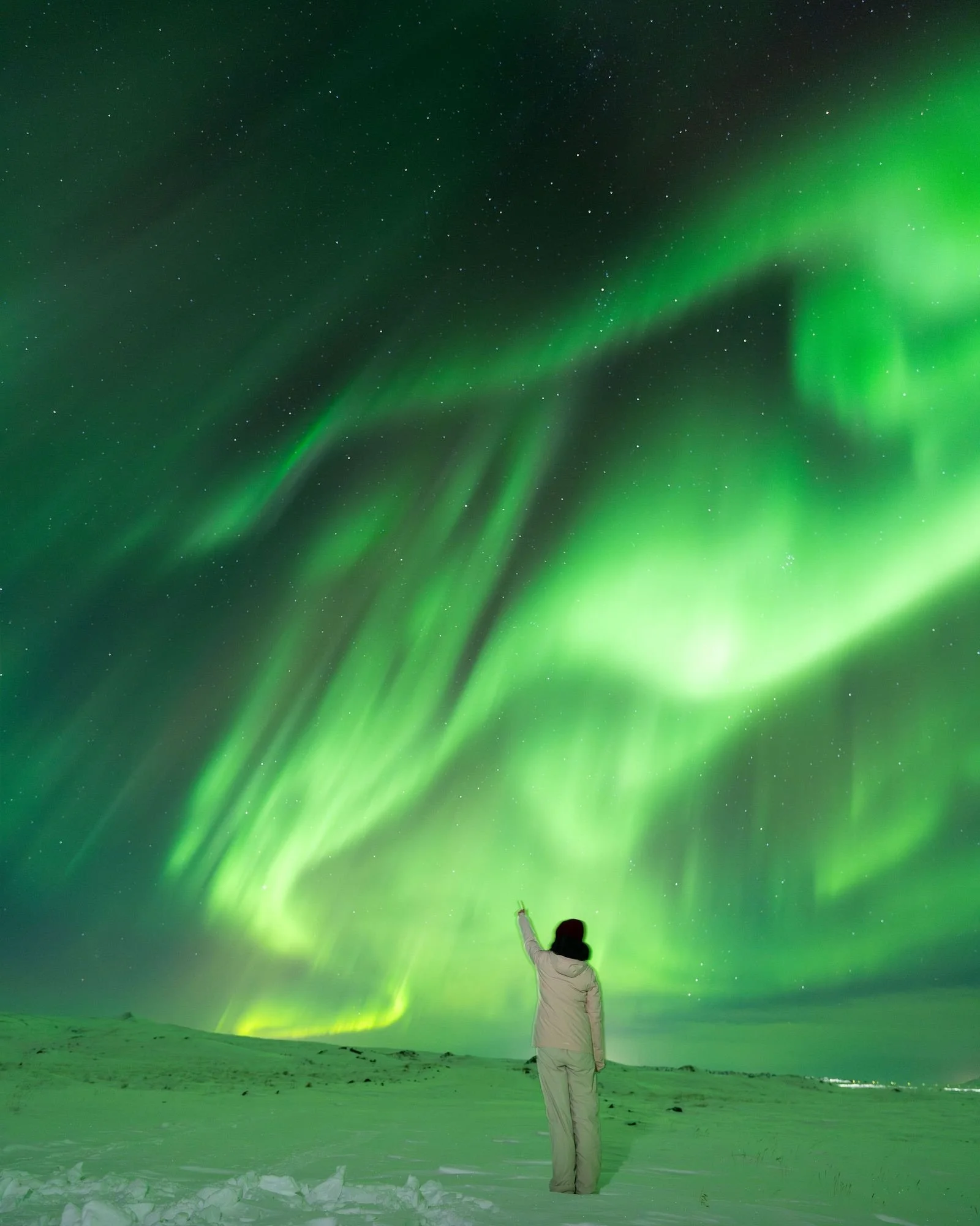 Ever dream of seeing the Northern Lights?

Standing beneath the aurora as it dances across the Icelandic sky is something photos can never fully capture. The movement, the colors, the silence and the excitement when the sky suddenly comes alive&mdash