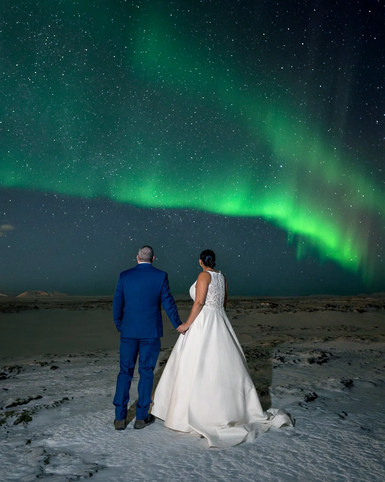 A Wedding Beneath the Northern Lights