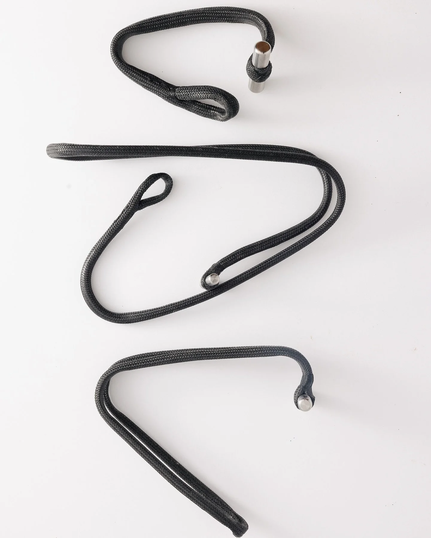 Not all bones are created equal. Part of a larger project, here are three different styles of bone loops. All uniquely spec&rsquo;d for their application, loading and orientation goals. All made with @gottifredimaffioli Dyneema cover and cores, wrapp