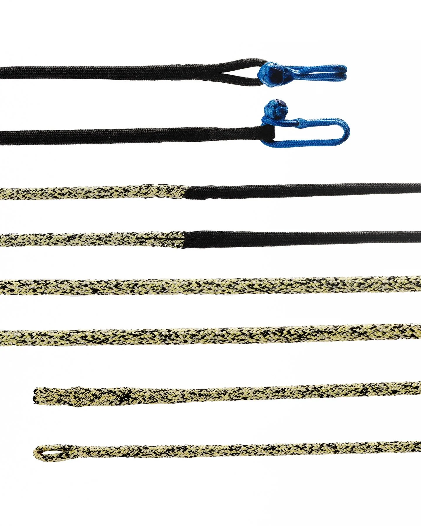 Wally Nano 37 Jib sheets made from a Maffioli triple blended cover. Comprised of Technora, Kevlar and Polyester, with a SK78 Novabraid core.