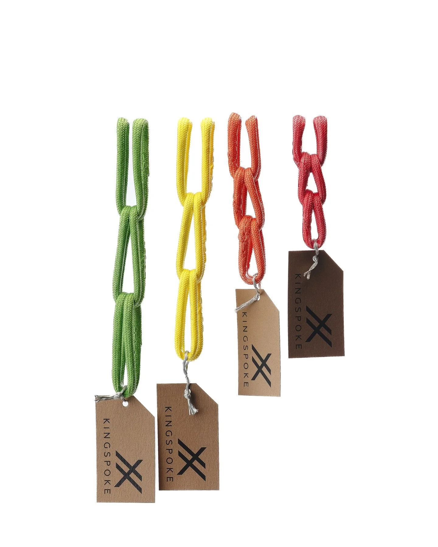 Color coded, incremental length, jib head loops for a TP52.