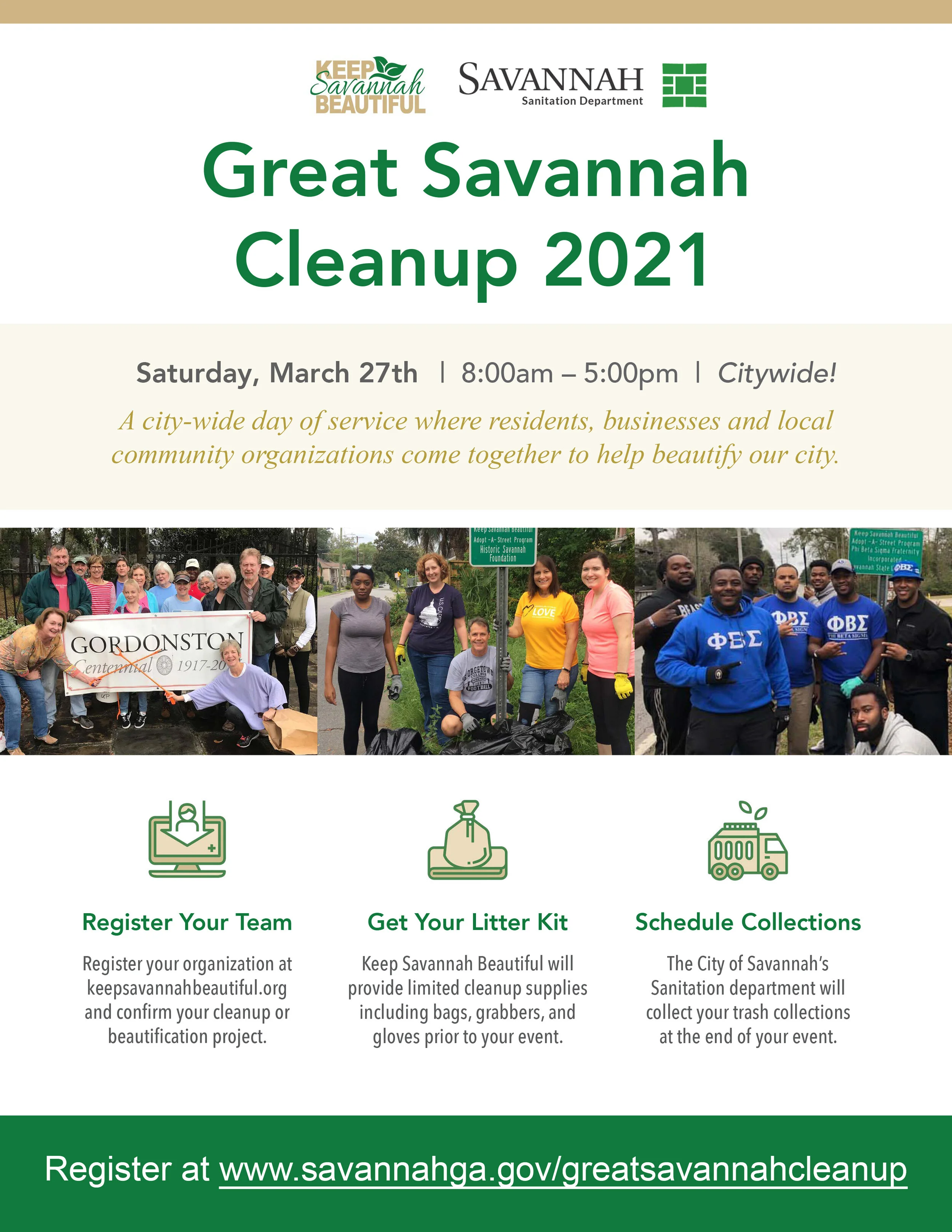 2021 Great Savannah Community Cleanup 