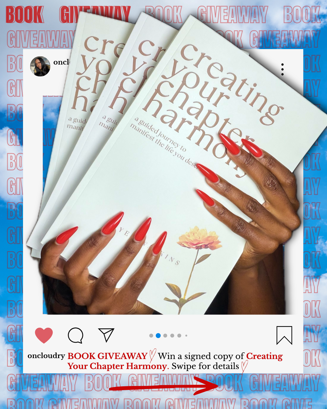 I'm Giving Away a Signed Copy of Creating Your Chapter Harmony... Keep Reading for Details.