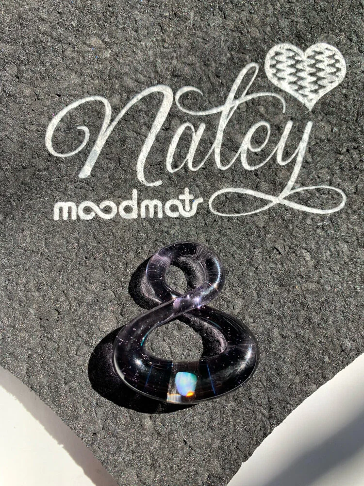 Deep Purple Infinity Pendant