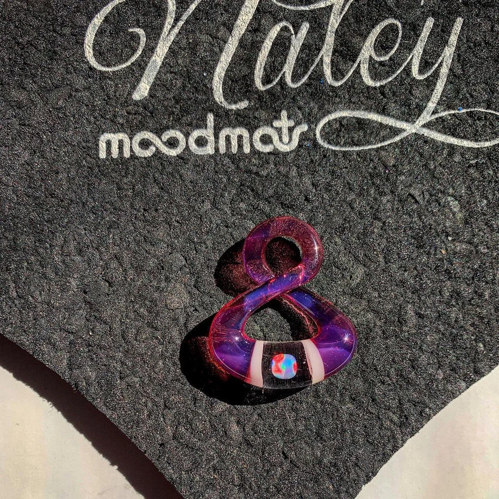 Striped Purple Mini-Pendant