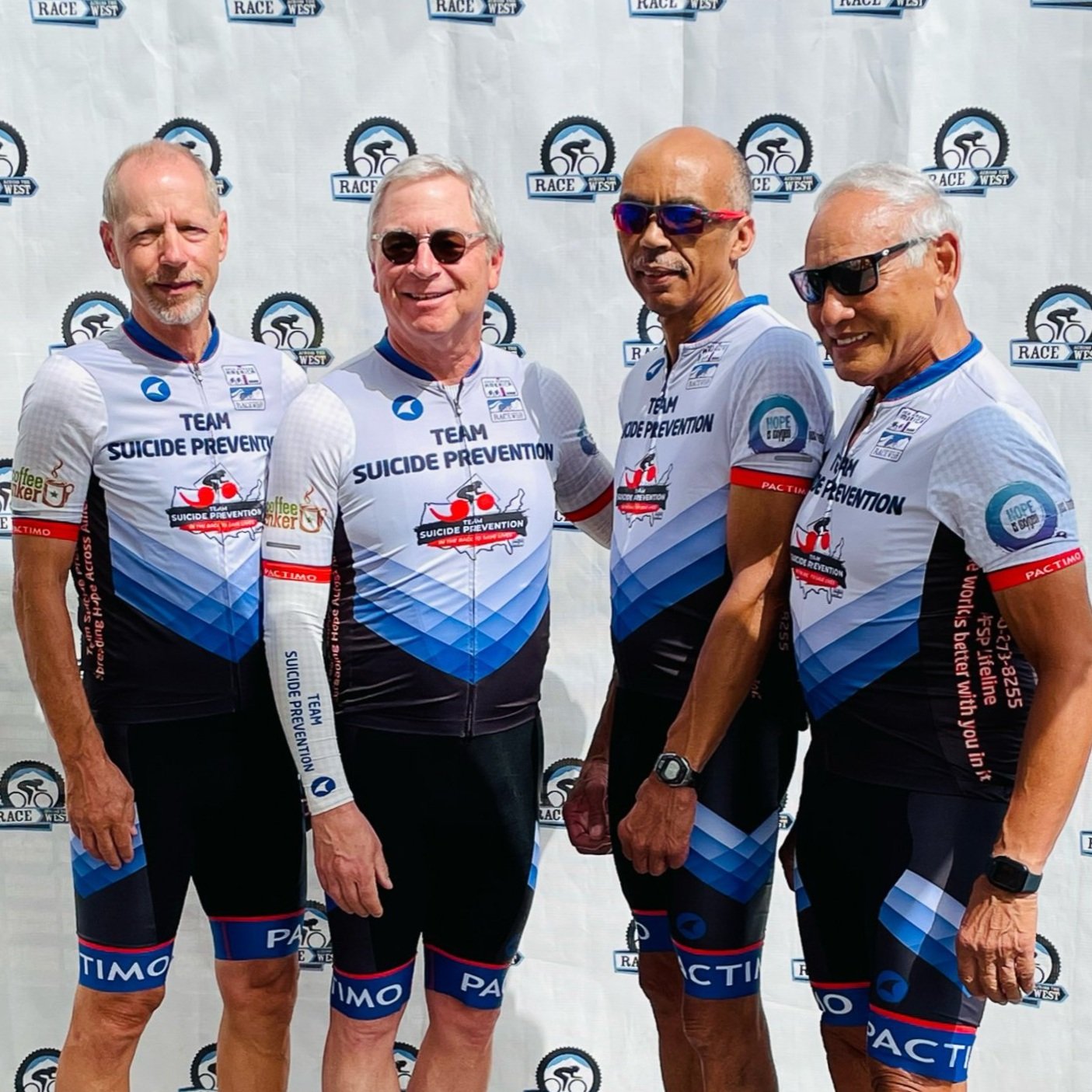 Four Old Guys on Bicycles — Team Suicide Prevention