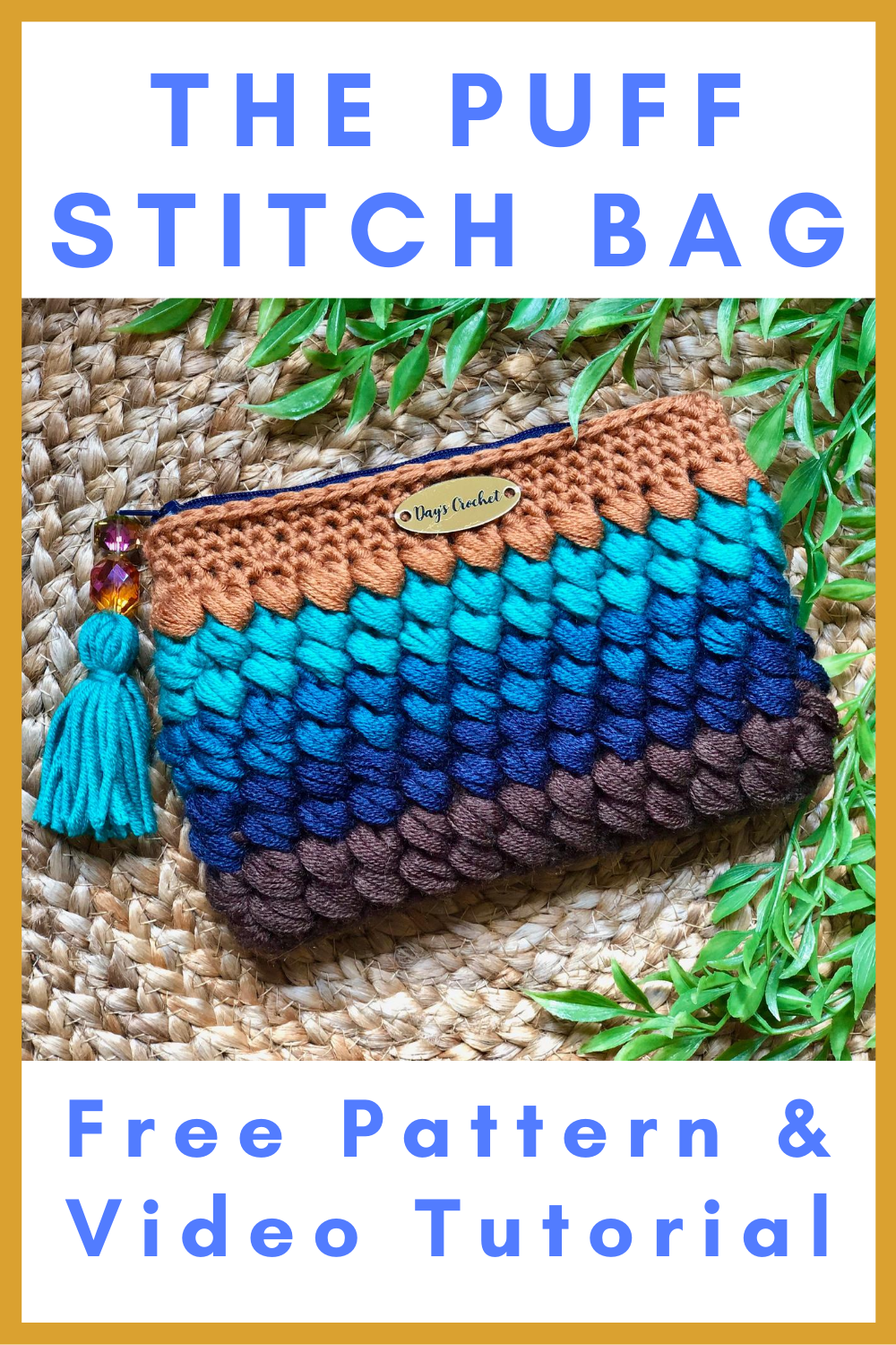 Crochet Puff Stitch Bag