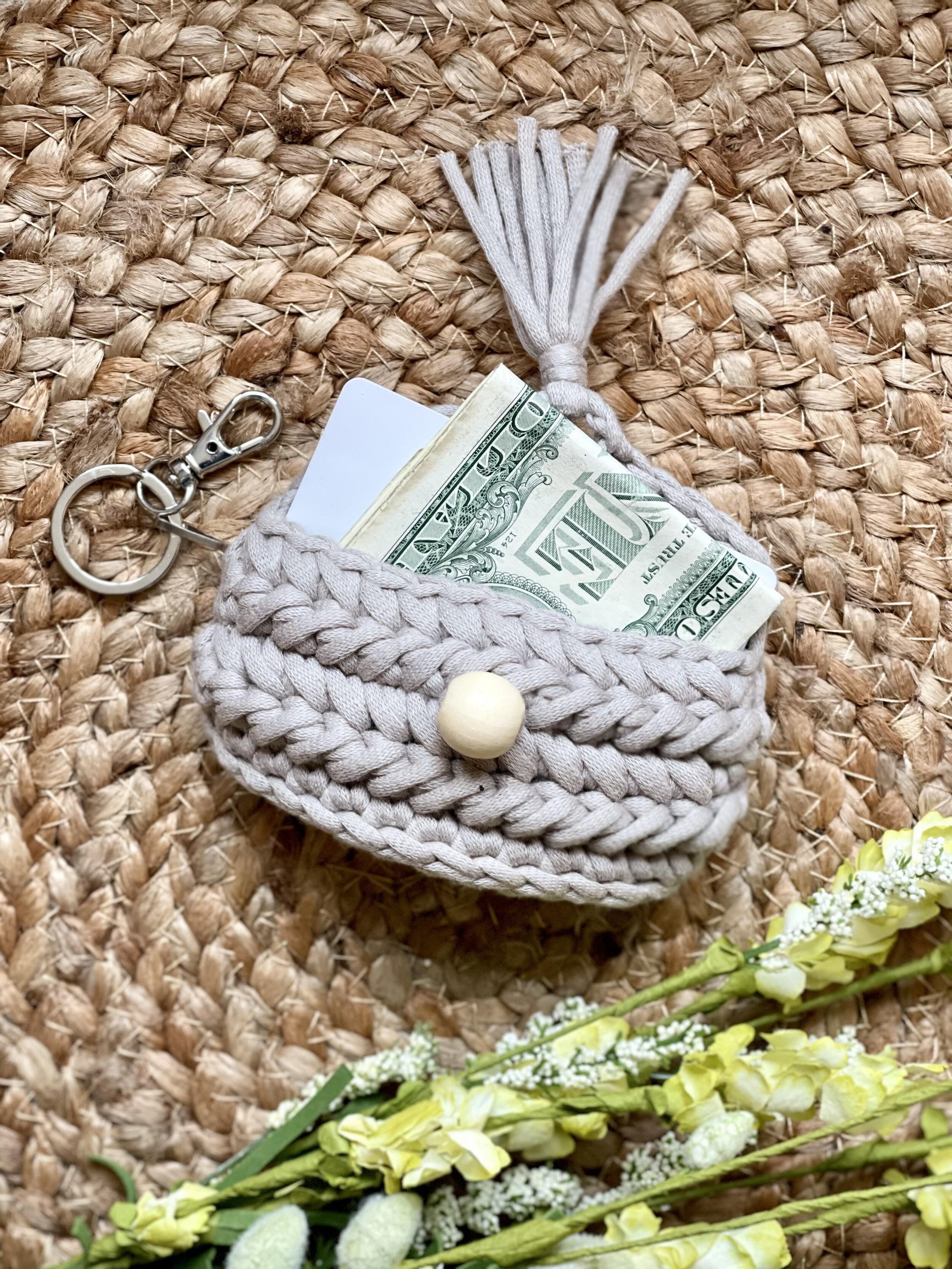 Buy Crochet Drawstring Keychain, Coin Purse, Crochet Pouch/bag Online in  India - Etsy