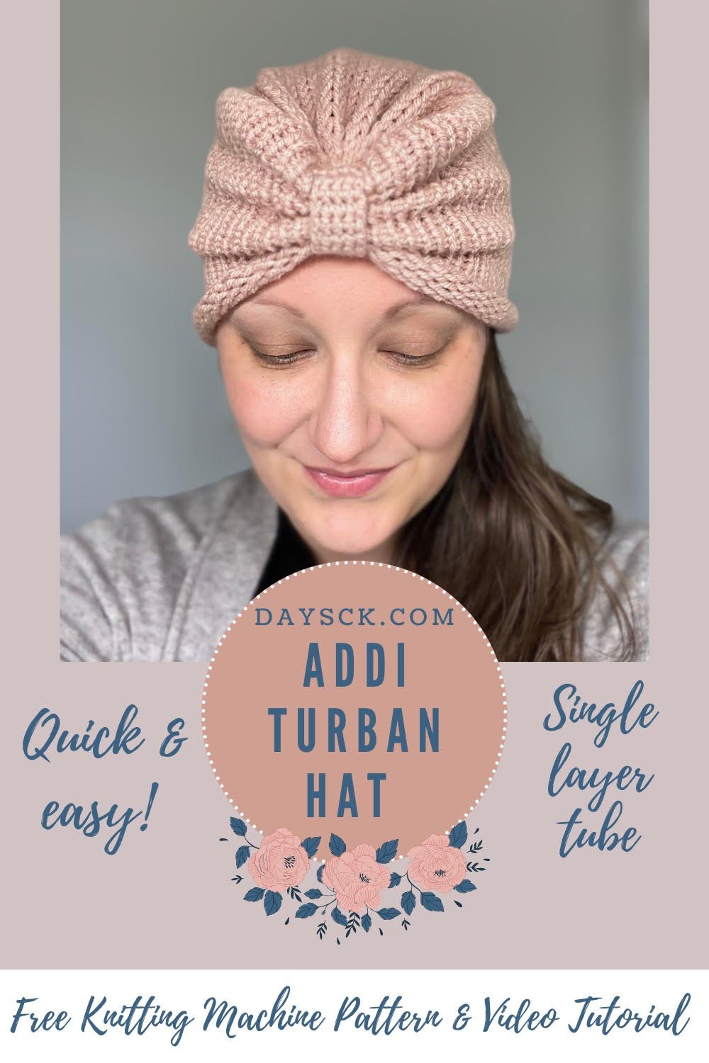 DIY Beginner Tutorial: How To Make a Brimmed Hat on Addi Express