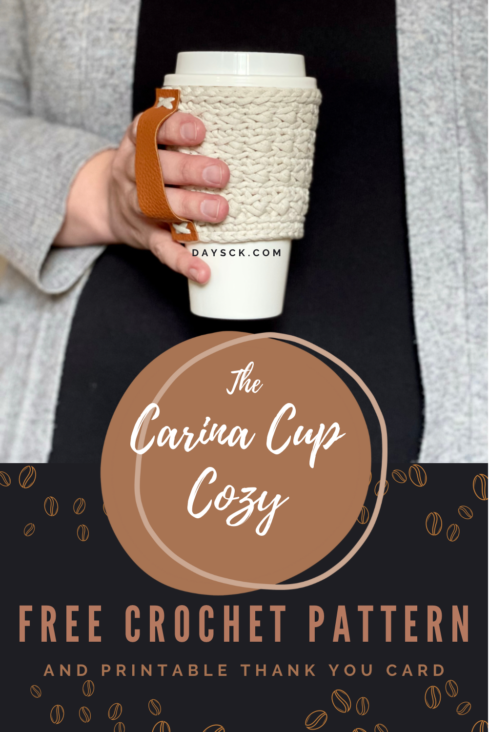 Crochet Crown Cup Cozy Free Pattern - Crochet For You