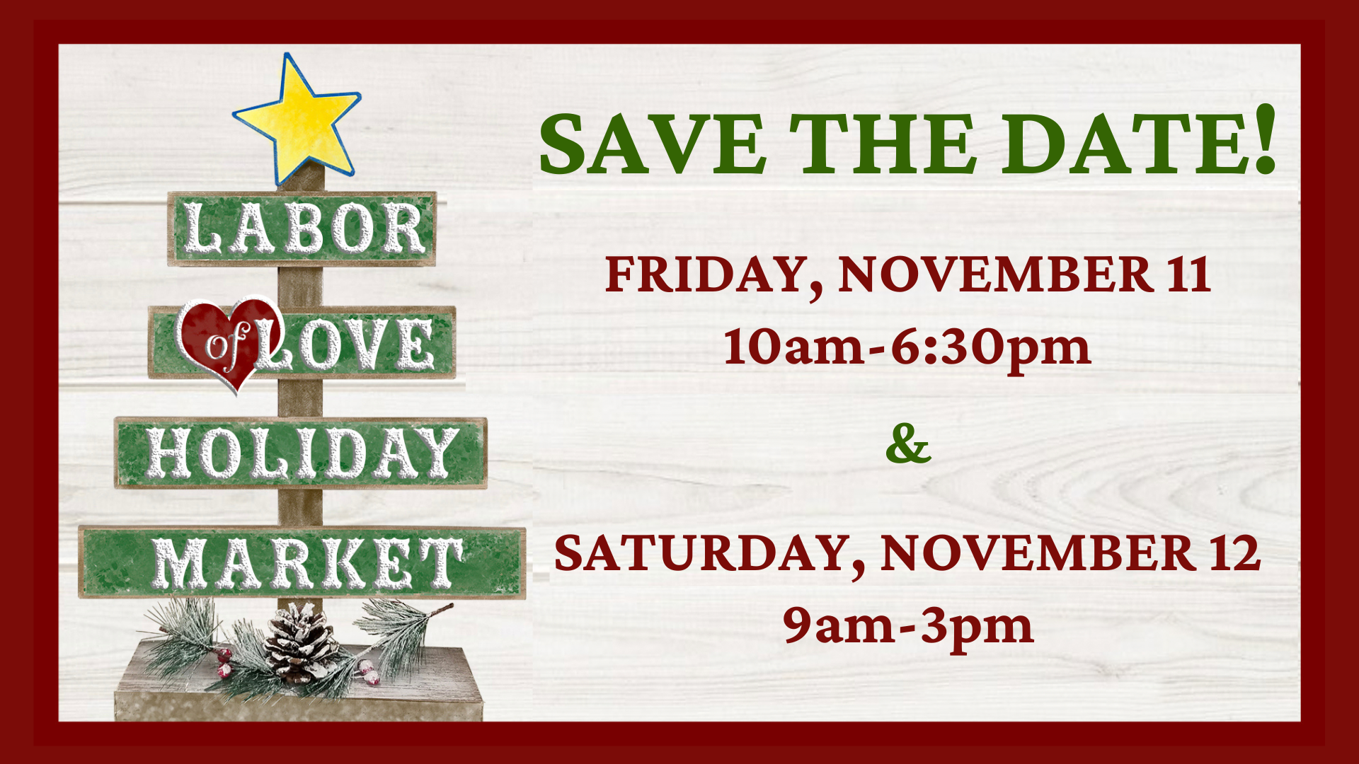 2022 Labor of Love Holiday Market - Parents Meeting