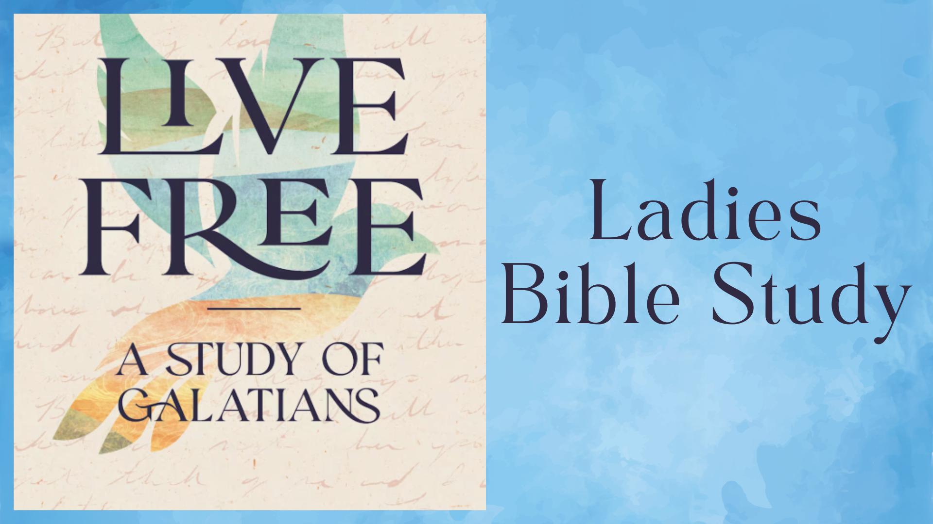 Ladies Bible Study: Live Free