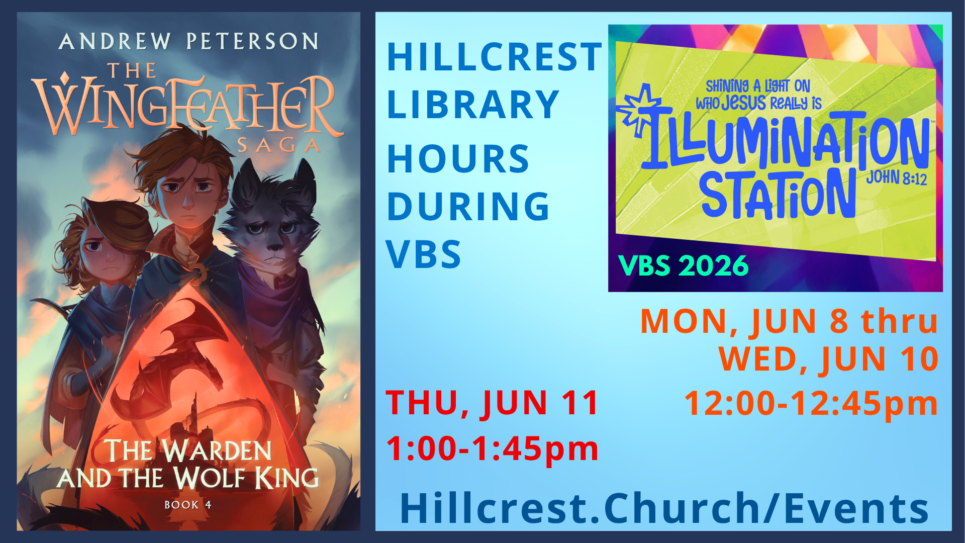 Check Out the Hillcrest Library