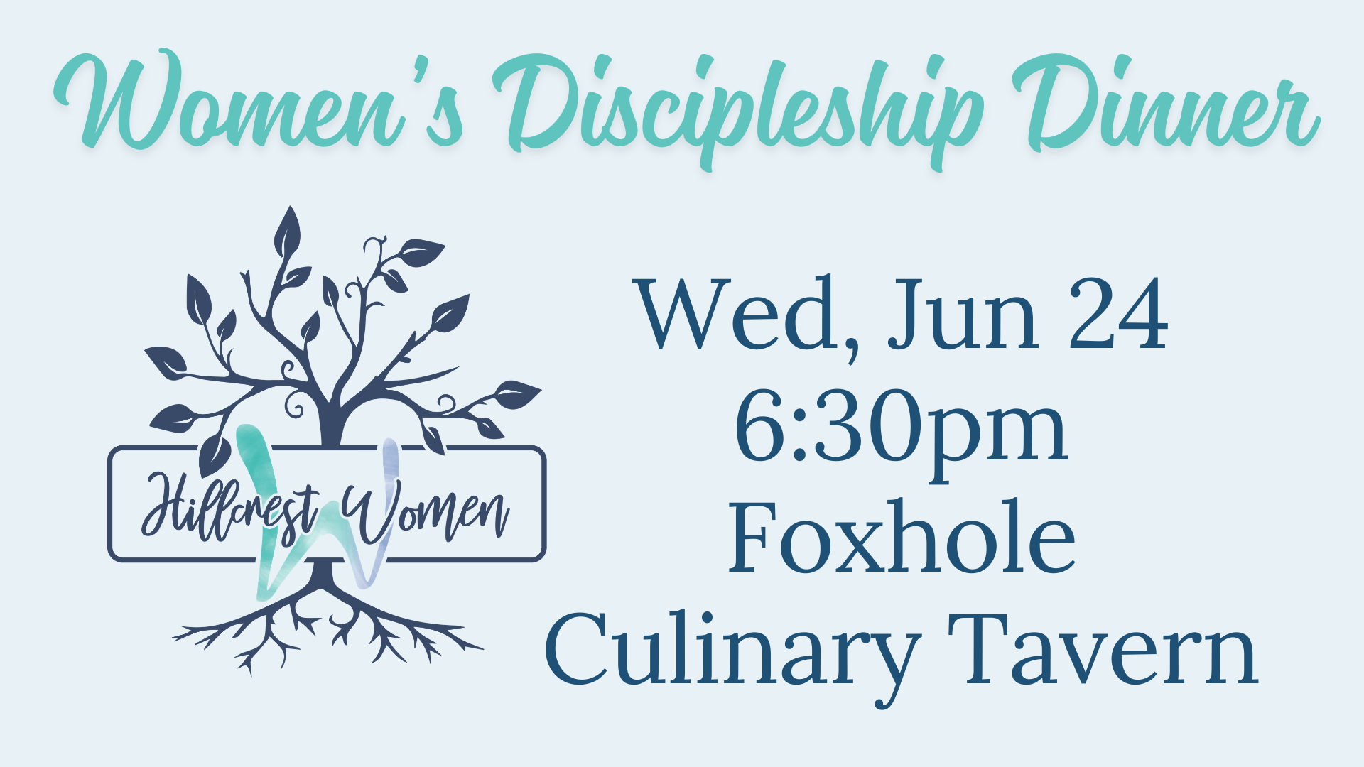 Hillcrest Women's Discipleship