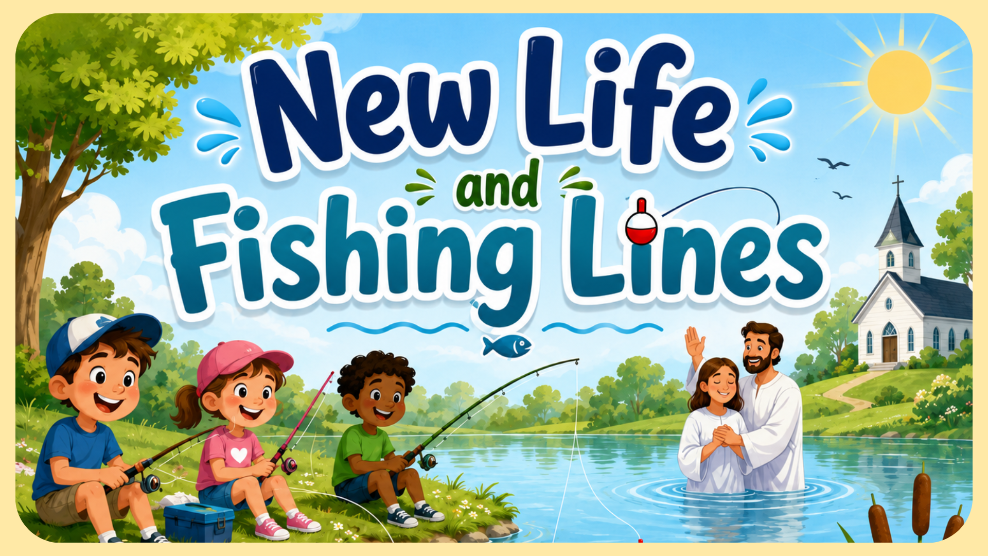 New Life and Fishing Lines - Outdoor Baptism