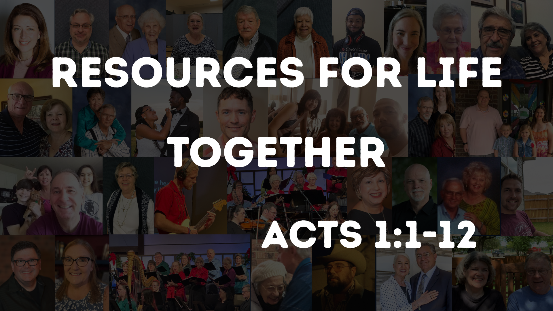 Resources for Life Together — Hillcrest Church
